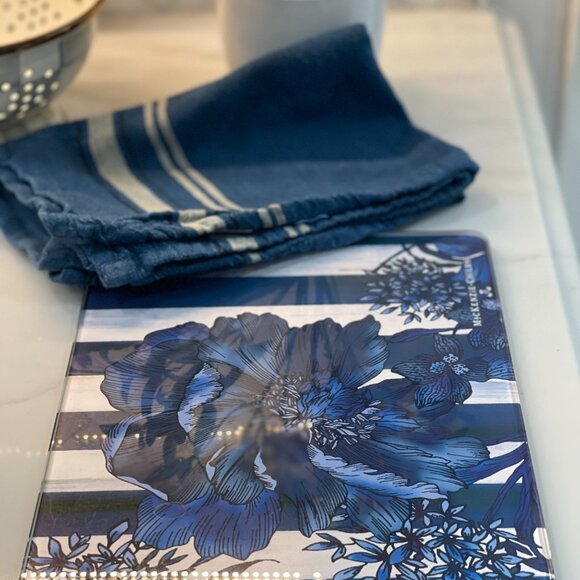 MacKenzie-Childs Royal Englis Garden Glass Cutting Board-NEW - Picture 12 of 16